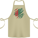 Torn Turkmenistan Flag The Turkmen Day Football Cotton Apron 100% Organic Khaki