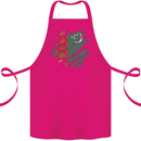 Torn Turkmenistan Flag The Turkmen Day Football Cotton Apron 100% Organic Pink