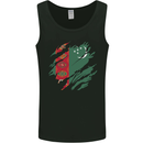 Torn Turkmenistan Flag The Turkmen Day Football Mens Vest Tank Top Black