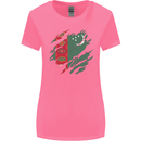 Torn Turkmenistan Flag The Turkmen Day Football Womens Wider Cut T-Shirt Azalea