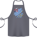 Torn Tuvalu Flag Tuvaluan Day Football Cotton Apron 100% Organic Steel
