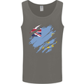 Torn Tuvalu Flag Tuvaluan Day Football Mens Vest Tank Top Charcoal