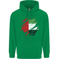 Torn UAE Flag Day Emirati Day Football Childrens Kids Hoodie Irish Green