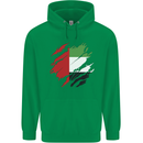 Torn UAE Flag Day Emirati Day Football Childrens Kids Hoodie Irish Green