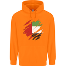 Torn UAE Flag Day Emirati Day Football Childrens Kids Hoodie Orange