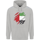 Torn UAE Flag Day Emirati Day Football Childrens Kids Hoodie Sports Grey