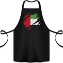 Torn UAE Flag Day Emirati Day Football Cotton Apron 100% Organic Black
