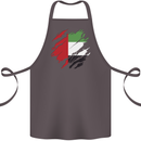 Torn UAE Flag Day Emirati Day Football Cotton Apron 100% Organic Dark Grey