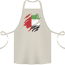 Torn UAE Flag Day Emirati Day Football Cotton Apron 100% Organic Natural