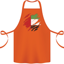 Torn UAE Flag Day Emirati Day Football Cotton Apron 100% Organic Orange