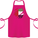 Torn UAE Flag Day Emirati Day Football Cotton Apron 100% Organic Pink