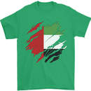 Torn UAE Flag Day Emirati Day Football Mens T-Shirt 100% Cotton Irish Green