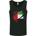 Torn UAE Flag Day Emirati Day Football Mens Vest Tank Top Black