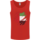 Torn UAE Flag Day Emirati Day Football Mens Vest Tank Top Red