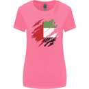 Torn UAE Flag Day Emirati Day Football Womens Wider Cut T-Shirt Azalea