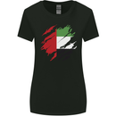Torn UAE Flag Day Emirati Day Football Womens Wider Cut T-Shirt Black