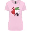 Torn UAE Flag Day Emirati Day Football Womens Wider Cut T-Shirt Light Pink