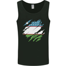Torn Uzbekistan Flag Ukbek Day Football Mens Vest Tank Top Black