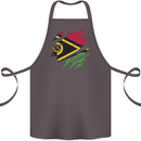 Torn Vanuatu Flag Day Football Cotton Apron 100% Organic Dark Grey