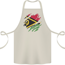 Torn Vanuatu Flag Day Football Cotton Apron 100% Organic Natural