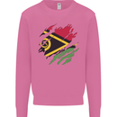 Torn Vanuatu Flag Day Football Mens Sweatshirt Jumper Azalea