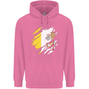 Torn Vatican Flag Day Childrens Kids Hoodie Azalea