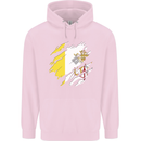Torn Vatican Flag Day Childrens Kids Hoodie Light Pink