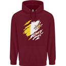 Torn Vatican Flag Day Childrens Kids Hoodie Maroon