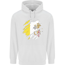 Torn Vatican Flag Day Childrens Kids Hoodie White