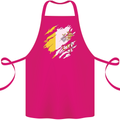 Torn Vatican Flag Day Cotton Apron 100% Organic Pink