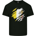 Torn Vatican Flag Day Kids T-Shirt Childrens Black