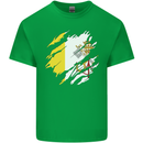 Torn Vatican Flag Day Kids T-Shirt Childrens Irish Green