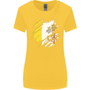 Torn Vatican Flag Day Womens Wider Cut T-Shirt Yellow