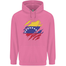 Torn Venezuela Flag Venezuelans Day Football Childrens Kids Hoodie Azalea
