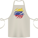 Torn Venezuela Flag Venezuelans Day Football Cotton Apron 100% Organic Natural