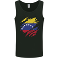 Torn Venezuela Flag Venezuelans Day Football Mens Vest Tank Top Black