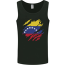 Torn Venezuela Flag Venezuelans Day Football Mens Vest Tank Top Black
