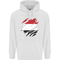 Torn Yemen Flag Yemeni Day Football Mens 80% Cotton Hoodie White