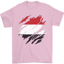 Torn Yemen Flag Yemeni Day Football Mens T-Shirt 100% Cotton Light Pink