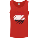Torn Yemen Flag Yemeni Day Football Mens Vest Tank Top Red