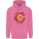 Torn  Kyrgyzstan Flag Kyrgyz Day Football Mens 80% Cotton Hoodie Azelea