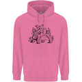 Tortoise Mushrooms Nature Mycology Mens 80% Cotton Hoodie Azelea