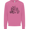 Tortoise Mushrooms Nature Mycology Mens Sweatshirt Jumper Azalea