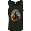 Tortoise and Capybara Mens Vest Tank Top Black