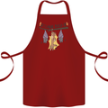 Tough Night Funny Dog Bat Hangover Alcohol Beer Cotton Apron 100% Organic Maroon