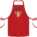 Tough Night Funny Dog Bat Hangover Alcohol Beer Cotton Apron 100% Organic Red