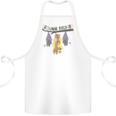 Tough Night Funny Dog Bat Hangover Alcohol Beer Cotton Apron 100% Organic White