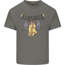 Tough Night Funny Dog Bat Hangover Alcohol Beer Kids T-Shirt Childrens Charcoal