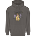 Tough Night Funny Dog Bat Hangover Alcohol Beer Mens 80% Cotton Hoodie Charcoal