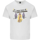 Tough Night Funny Dog Bat Hangover Alcohol Beer Mens Cotton T-Shirt Tee Top White